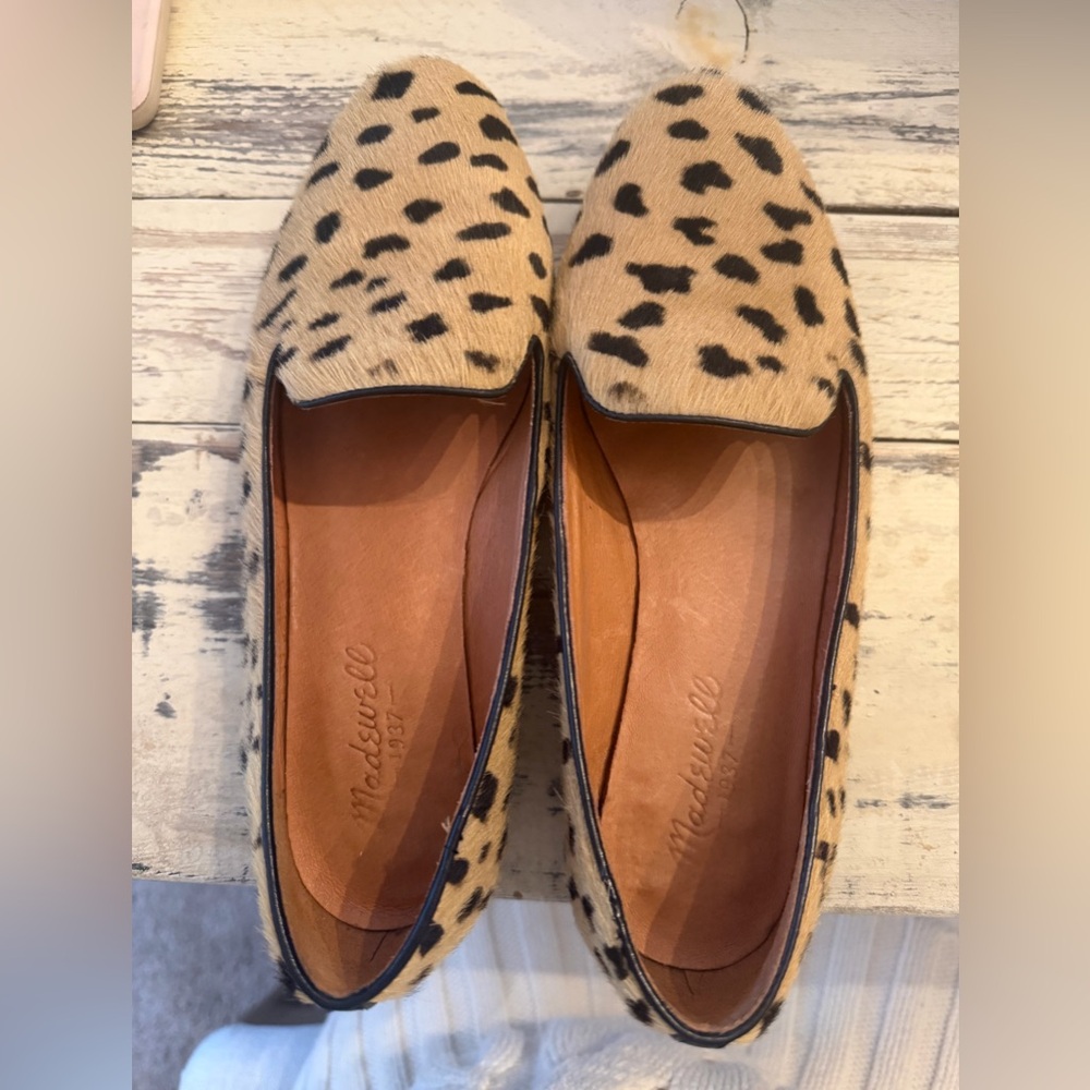Madewell leopard loafers